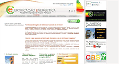 Desktop Screenshot of certificacaoenergetica.com
