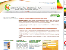 Tablet Screenshot of certificacaoenergetica.com
